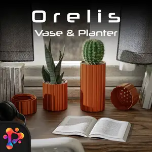 Orelis Vase & Planter Set by Polymeria