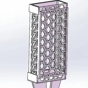 Rectangular Moss Pole