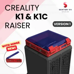 K1 & K1C RAISER / DECKEL / TOP COVER / UPGRADE (VERSION 1)