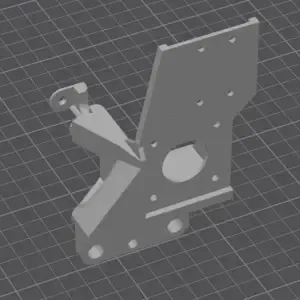 Ender 5 series direct drive mount with filament runout brace