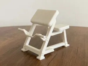 Preacher Curl Bench - Decorative Gym Model