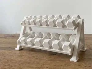 Dumbbell Rack - Decorative Gym Model