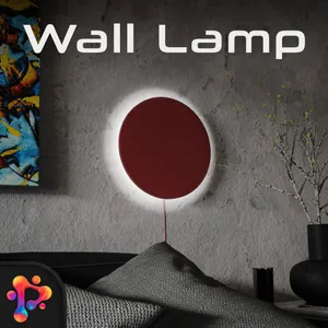 Minimalist Wall Lamp by Polymeria