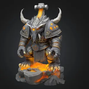 FREE dvarven war beast Kargron game rpg