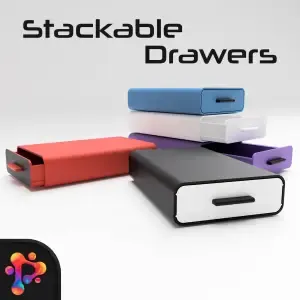 Stackable Drawers by Polymeria