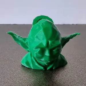 Low Poly Yoda Keychain / keyring