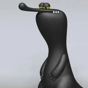 Dinosaur Creature Figure Fan Art Toy