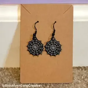 Spider Web Earrings