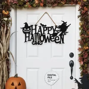 Happy Halloween Door Sign