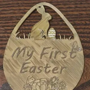 My First Easter Baby Plaque