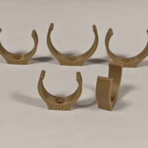 Heavy-Duty Click-Lock Pipe Clamps (M4)