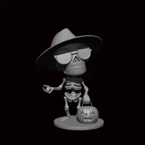 Skeleton Halloween Celebration