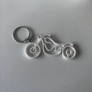 Simple motorcycle keychain