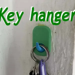 Key hanger with cover