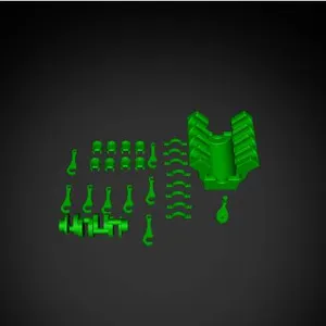 V8 engine - printable, single print - DO NOT PRINT, WIP