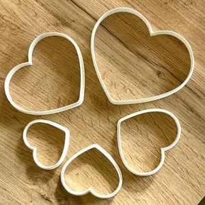 Heart Cookie Cutter, Heart Shape, Heart Polymer Clay Cutter