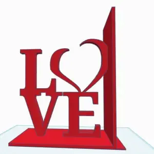 LOVE Bookend Artistic & Romantic Design | Serre-livres LOVE
