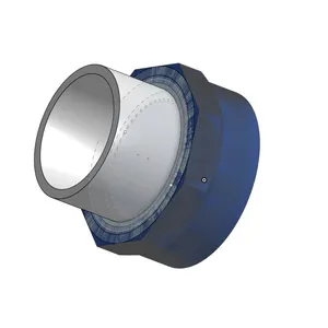 PVC fitting: female 2 1/4" threaded ID to glue on 1.5" ID