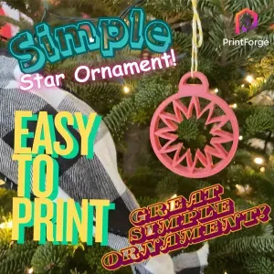 Simple Star Ornament