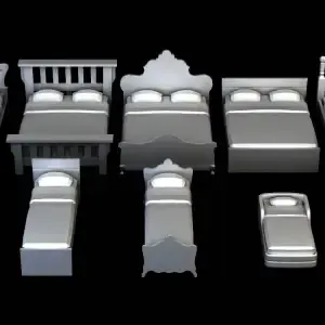Miniaturas - The Sims - Camas