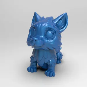 Flexi Articulated Wolf Toy