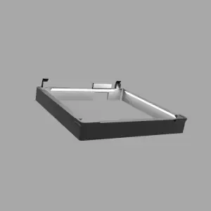 K1 & K1C Lid Riser with LED strip integration (40mm)