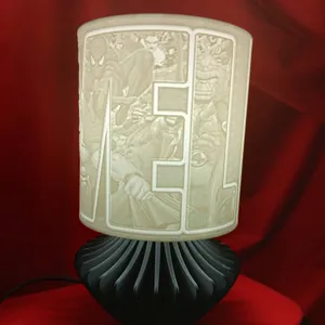 Marvel Hero's Lamp