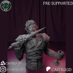 Astarion Ancunin - Baldurs Gate 3 Bust Collection