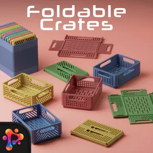Foldable Crates (Print-in-place) by Polymeria