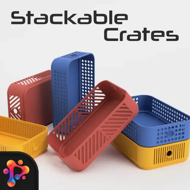 Stackable Crates by Polymeria