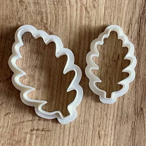 Oak Shape Cookie Cutter STL File, 2 sizes, Oak, leaf, Autumn