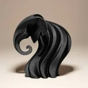 Modern Elephant Decor Figurine