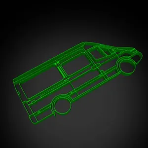 Iveco Daily 3rd gen 2000-2006 Silhouette wall art