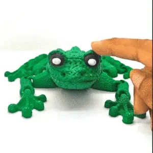 Knitted Flexi Frog