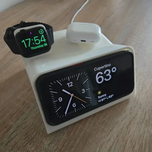 Case-Friendly iPhone Dock + Watch Charger! - 12-16/pro/max