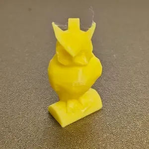 Low Poly Owl Keychain / Keyring