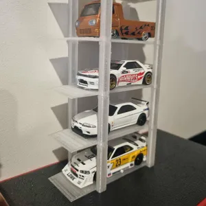 Hot wheels lift style stacker display