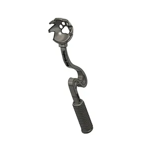 Dog ball launcher, handle and arm with replacement head