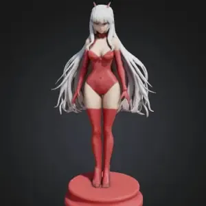 Anime Chess Set part : Queen in Red