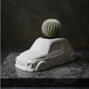 Fioriera Fiat 500 – Vaso decorativo stampato in 3D