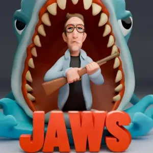 Jaws Fanart 3D Print