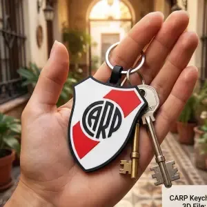 Argentine Football Keychain - River Plate