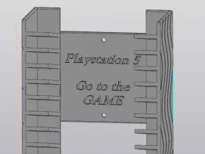 Подставка под диски сделал для PS5