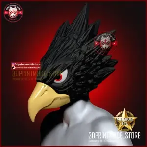 Fumikage Tokoyami Tsukuyomi Mask - My Hero Academia Cosplay
