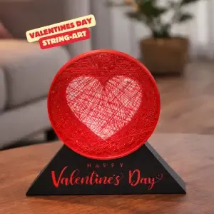 VALENTINES DAY STRING-ART / BE MY VALENTINE