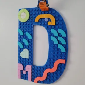 Building Block base plate Letters