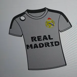 REAL MADRID KEYCHAIN WITH PERSONALISED NAME & NUMBER