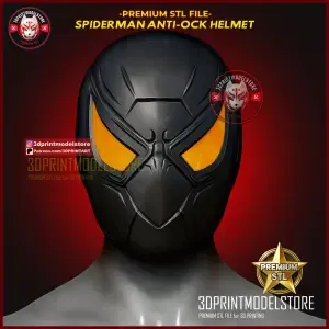 Spiderman Anti-Ock Helmet - Marvel Cosplay Mask