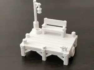 Small Pier with Bench