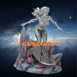 Silver Surfer 2025 Fantastic 4 Fanart : with base